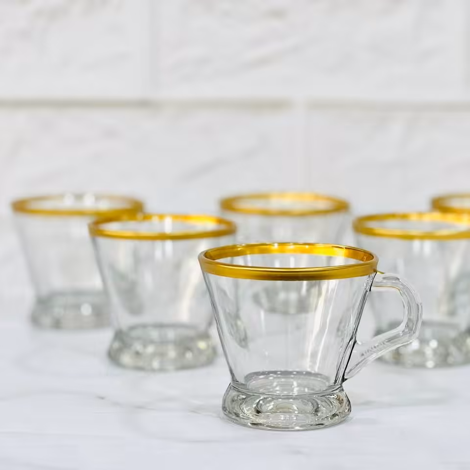 استکان لب طلایی 