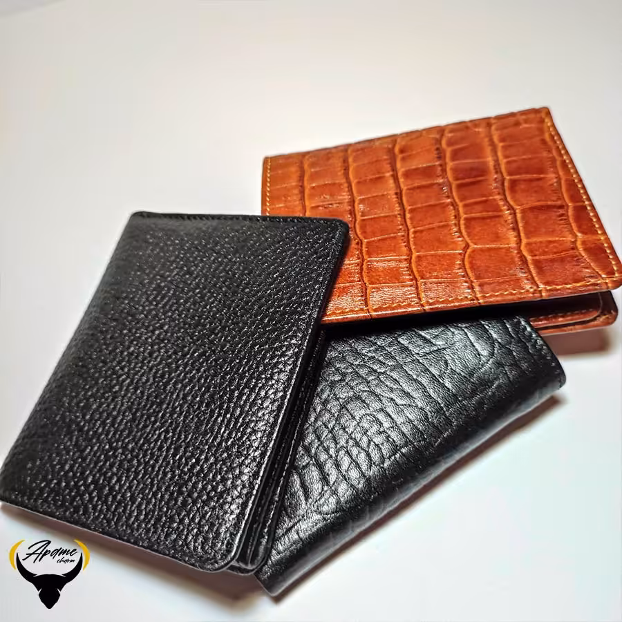 کیف پول جیبی دلاری چرم کد 120