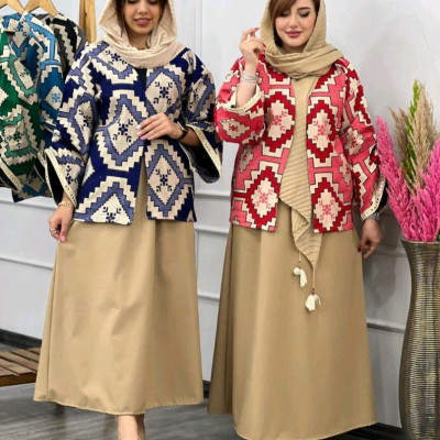 ست دوتیکه کت سارافون نازدخت
