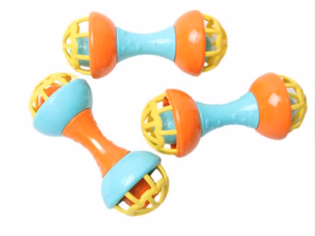 جغجغه دندانگیر نوزادی طرح دمبل