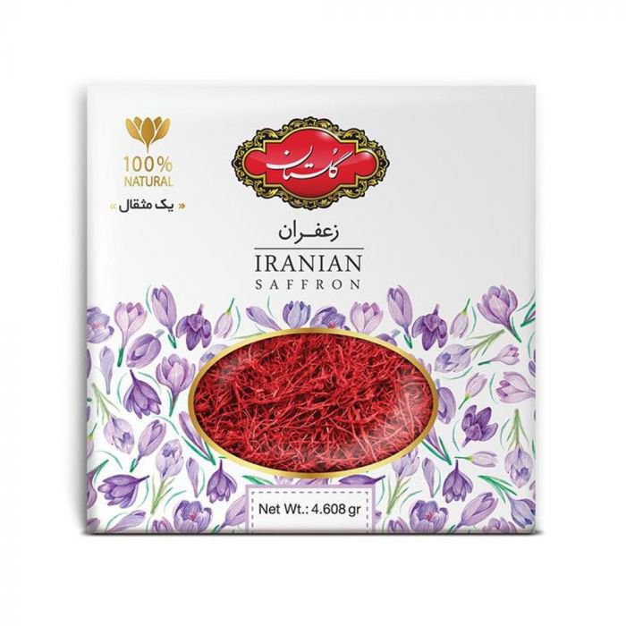 زعفران سرگل گلستان وزن یک مثقال