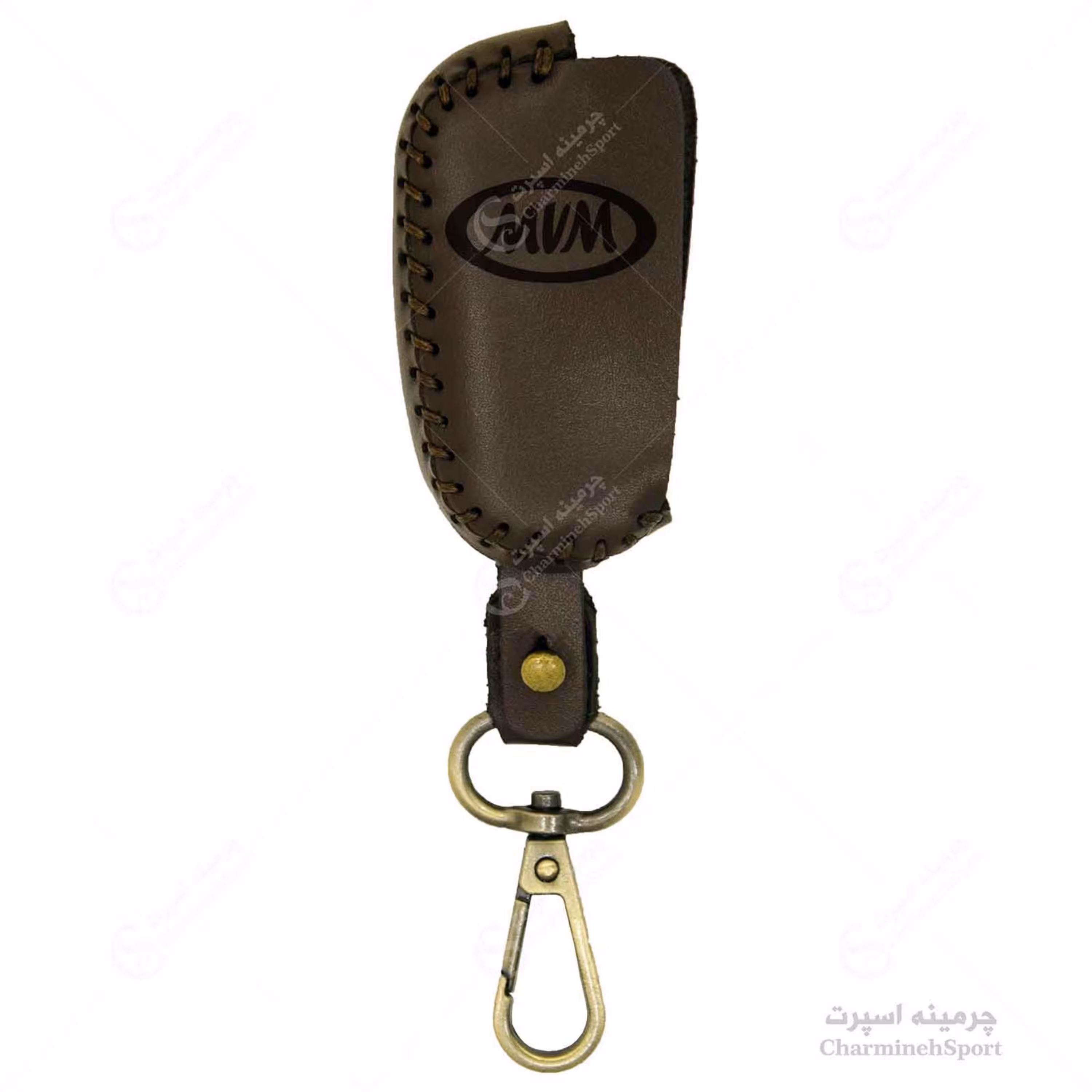 جاسوییچی چرم طبیعی گاوی قهوه ای مناسب ام وی ام تاشو 1