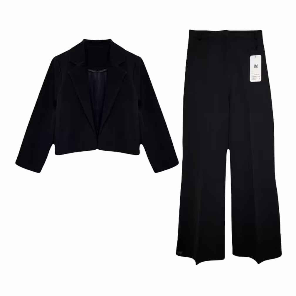 ست کت و شلوار زمیم (ZeMIM) کد Su99030 رنگ مشکی