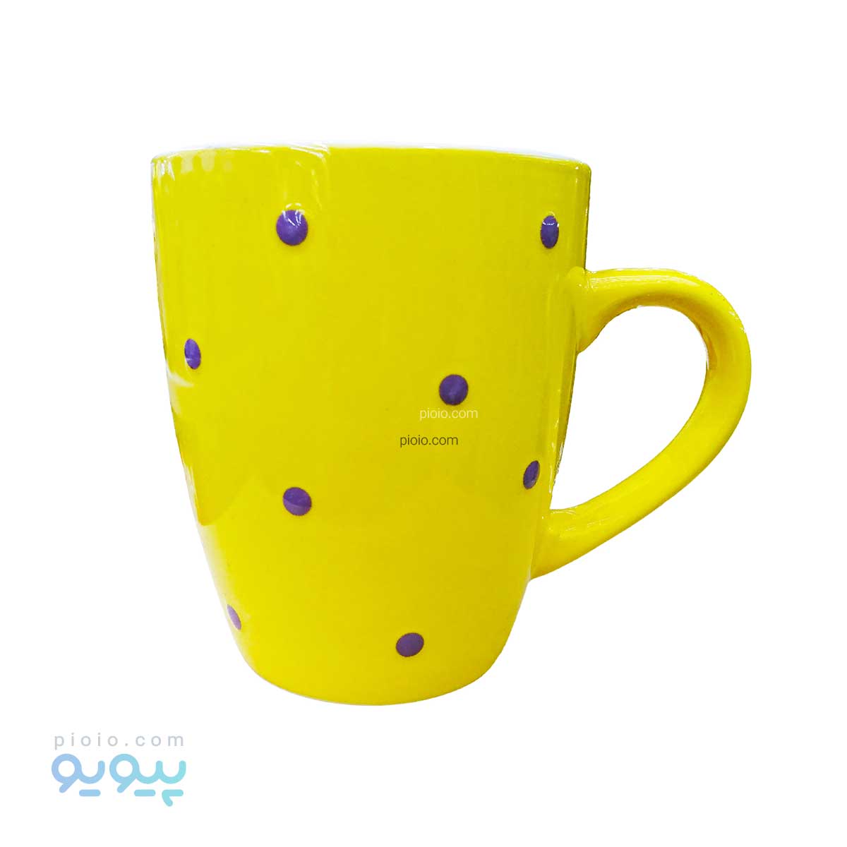 لیوان چینی رنگی طرح خال دار عمده و کارتنی