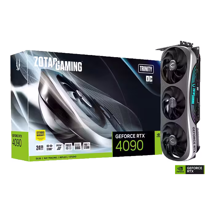 قیمت و خرید کارت گرافیک زوتک مدل ZOTAC GeForce RTX 4090 Trinity OC