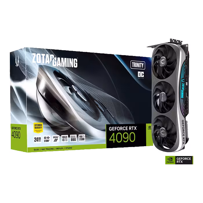 قیمت و خرید کارت گرافیک زوتک مدل ZOTAC GeForce RTX 4090 Trinity OC