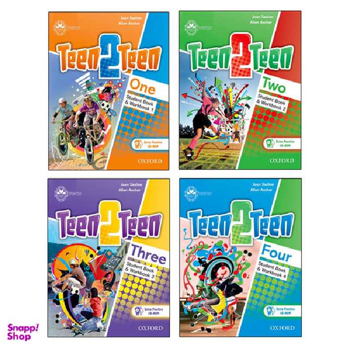 کتاب Teen 2 Teen / اثر Joan Saslow And Allen Ascher انتشارات اشتیاق نور 4 جلدی