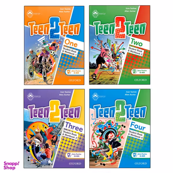 کتاب Teen 2 Teen / اثر Joan Saslow And Allen Ascher انتشارات اشتیاق نور 4 جلدی