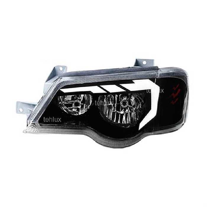 چراغ جلو چپ و راست  اسپرت انجیکو  مناسب پراید 132 و 111 طرح T