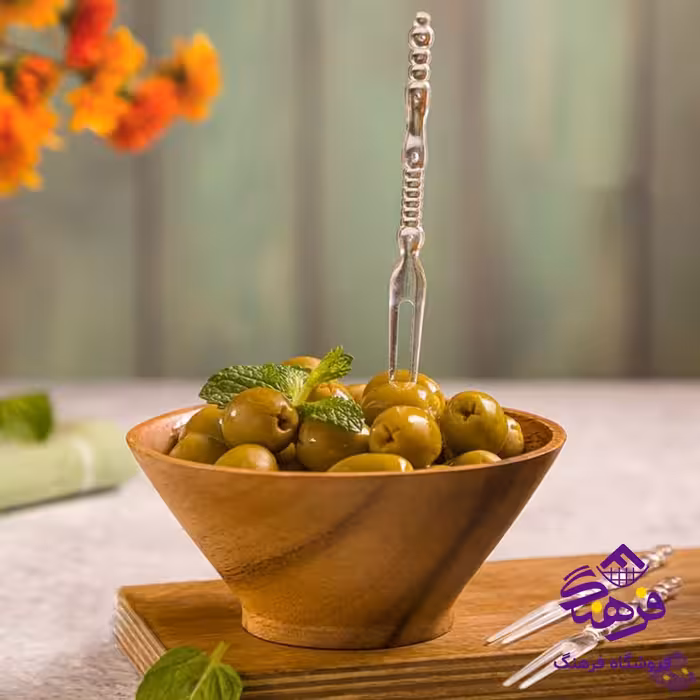 چنگال لیمون زیتون خوری