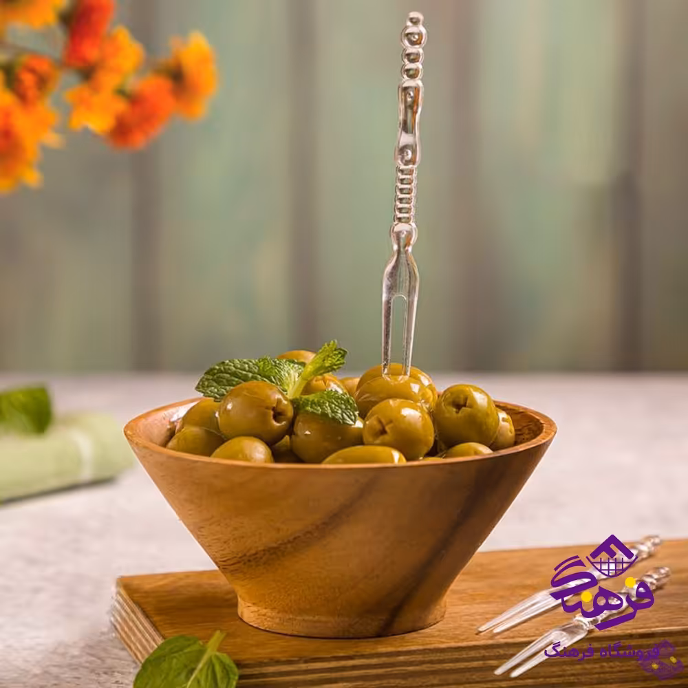 چنگال لیمون زیتون خوری