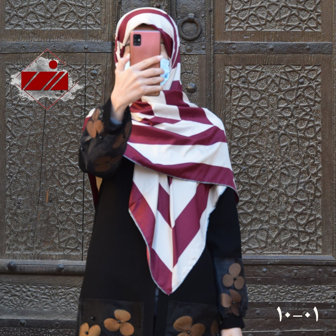 روسری توییل دور دست دوز 1