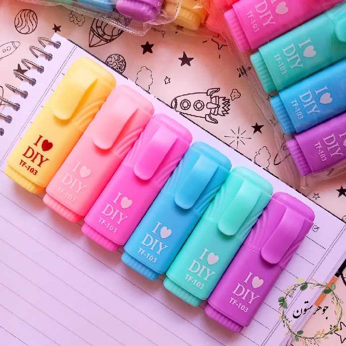  ماژیک هایلایت فانتزی طرح love ( هایلایتر فانتزی )