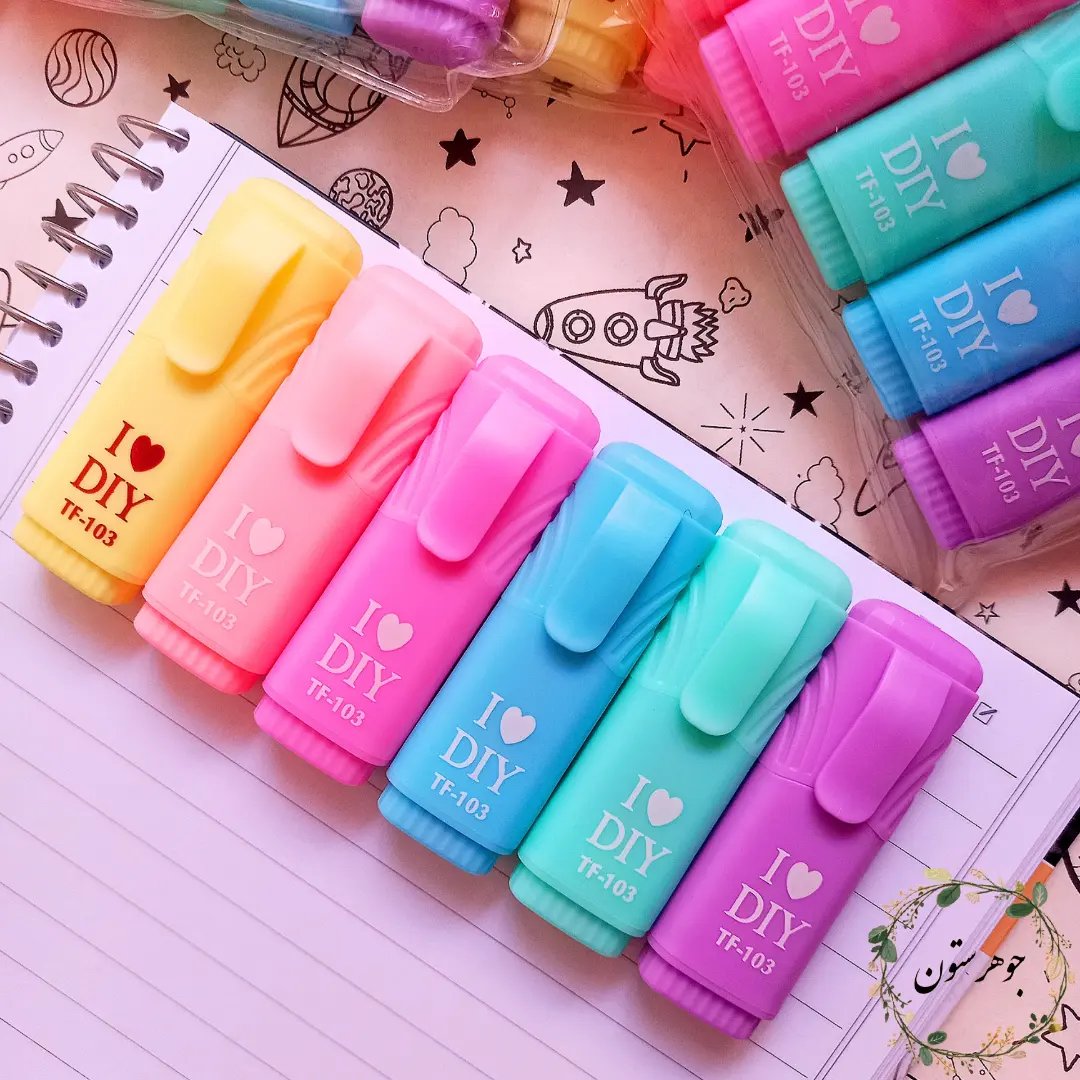 ماژیک هایلایت فانتزی طرح love ( هایلایتر فانتزی )