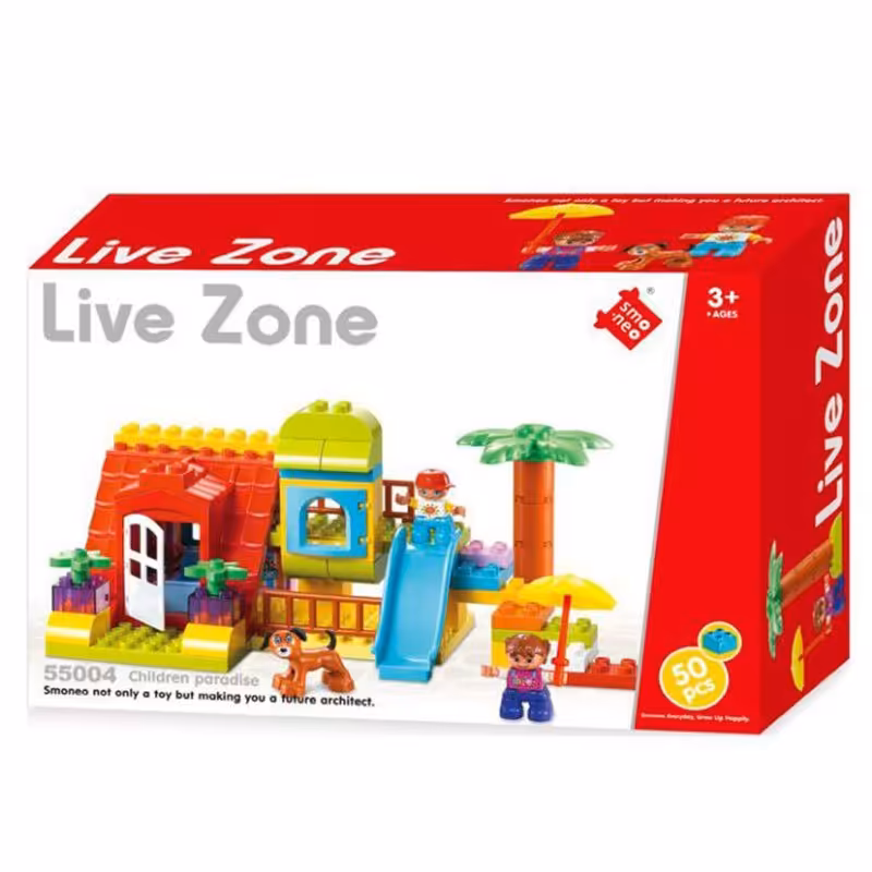 لگو دوپلو 50 تکه اسمونو smoneo مدل بهشت بچه ها کد 55004