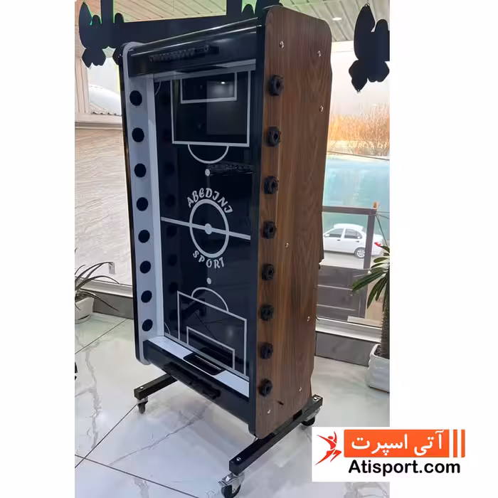 فوتبال دستی کله فلز تاشو کف شیشه عابدینی F115