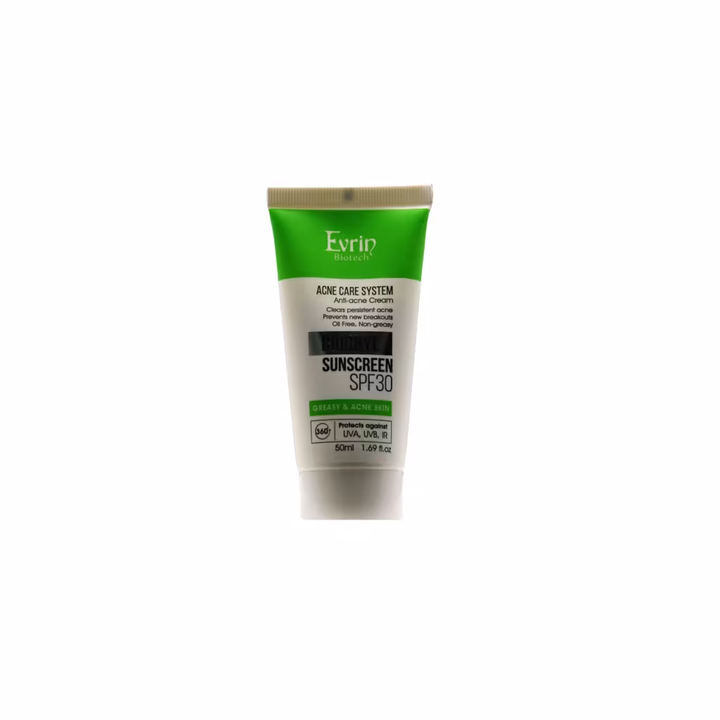 کرم ضدآفتاب پوست‌ چرب و آکنه ای اورین (SPF30)