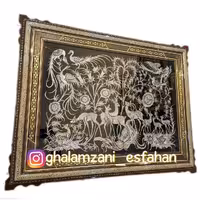 تابلو قلمزنی تمام خاتم ابعاد 90 در 70