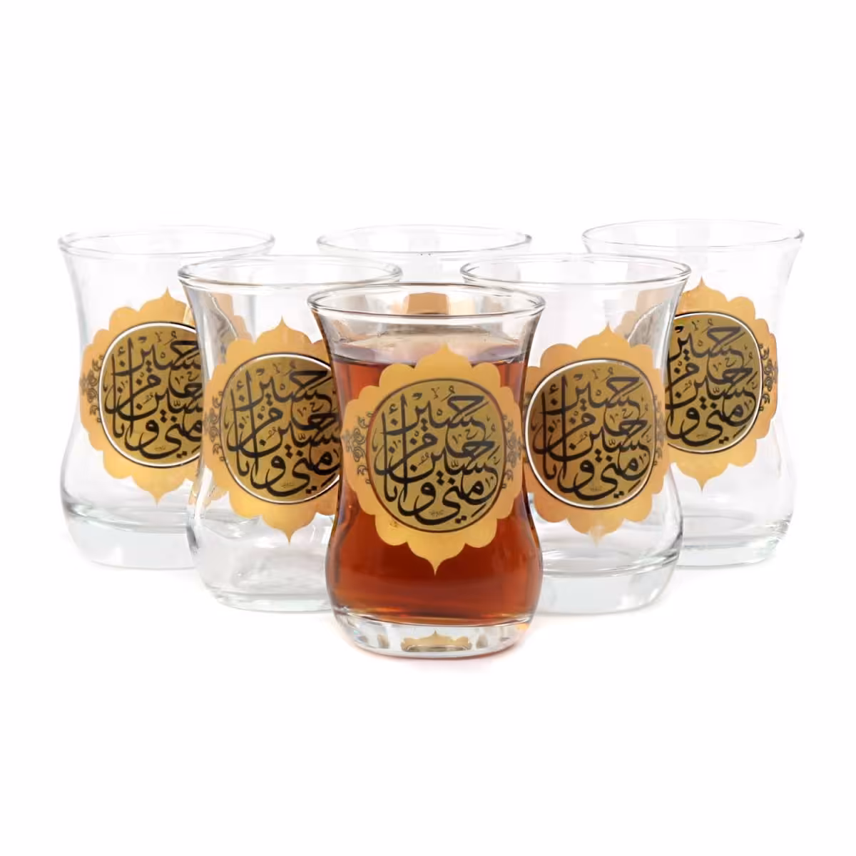 ست 6 عددی استکان طرح حسین منی و انا من حسین