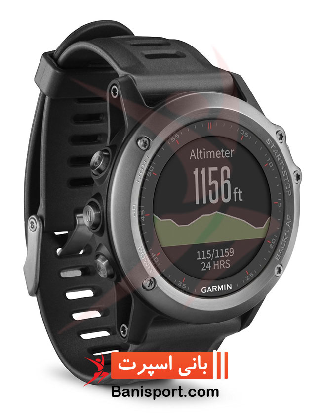 ساعت GPS ورزشی گارمین Fenix 3 gery