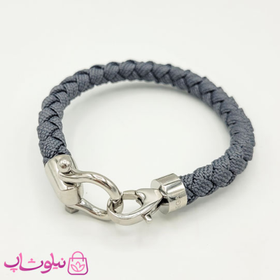 دستبند امگا برزنتی یا کنفی طوسی مسترکپی