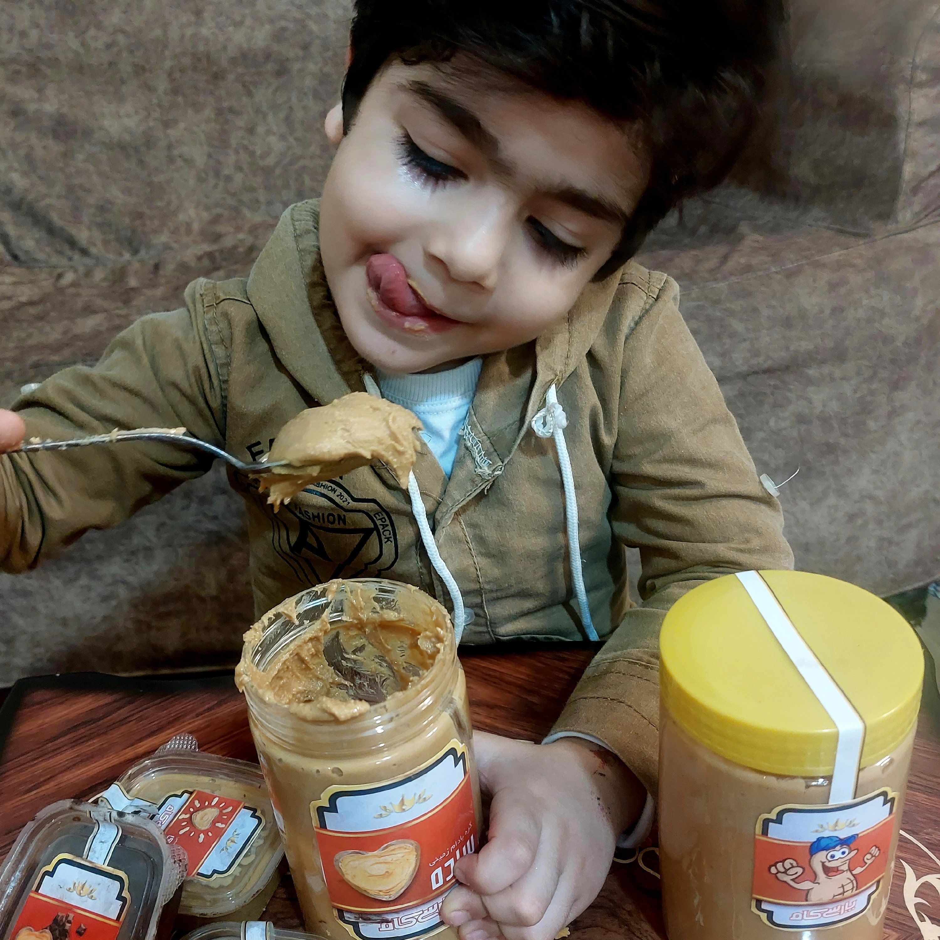 کره بادام زمینی 500 گرمی پارسی کام