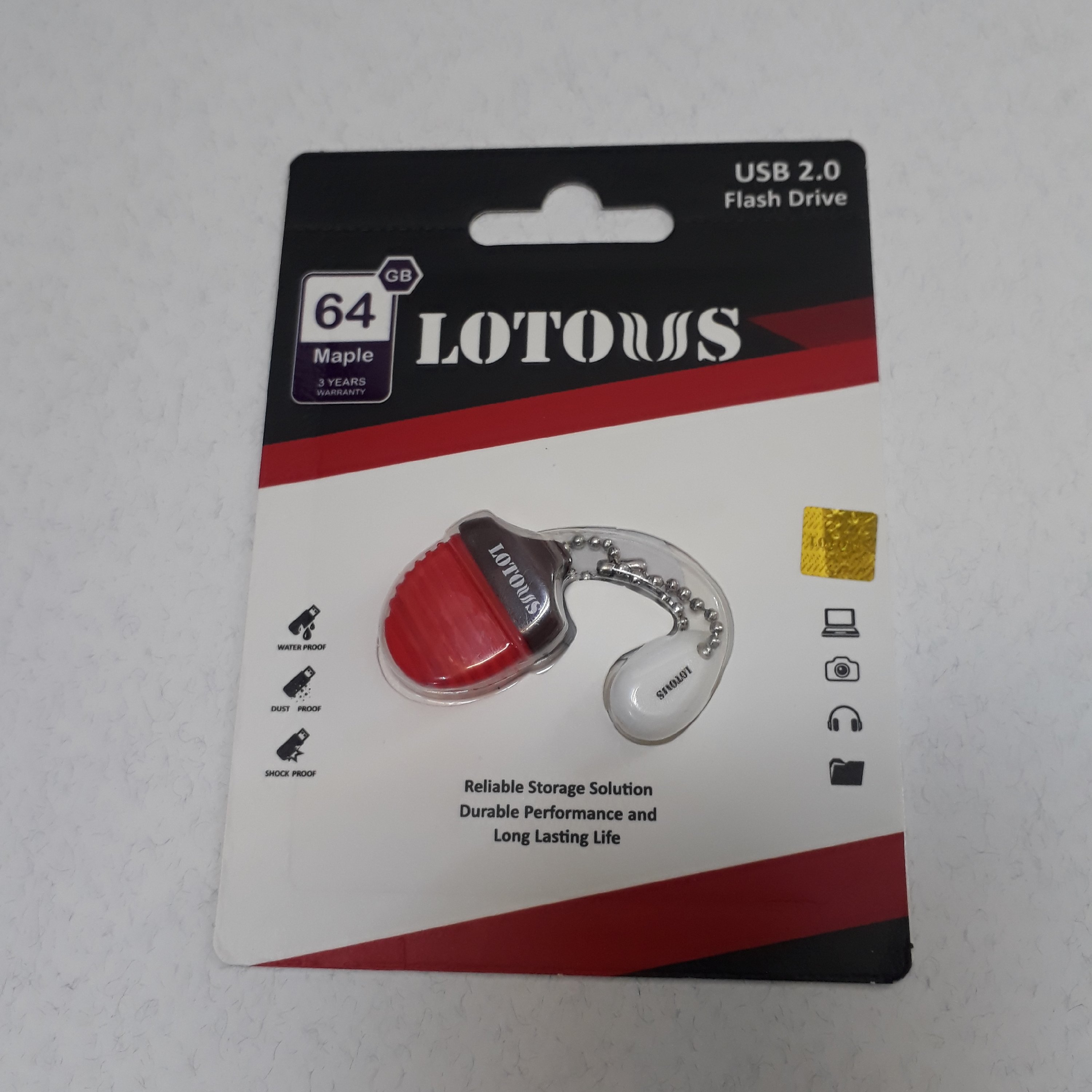 فلش 64 گیگ برند لوتوس  lotous مدل maple 