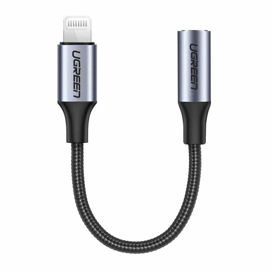 کابل 10 سانتیمتری Lightning به جک 35 میلیمتری یوگرین US211 30756
