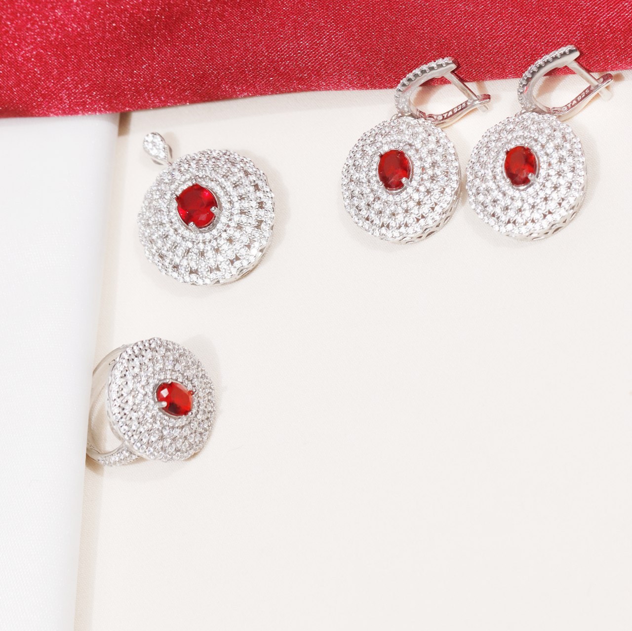 نیم ست نقره میکرو کد S-10079-21.5