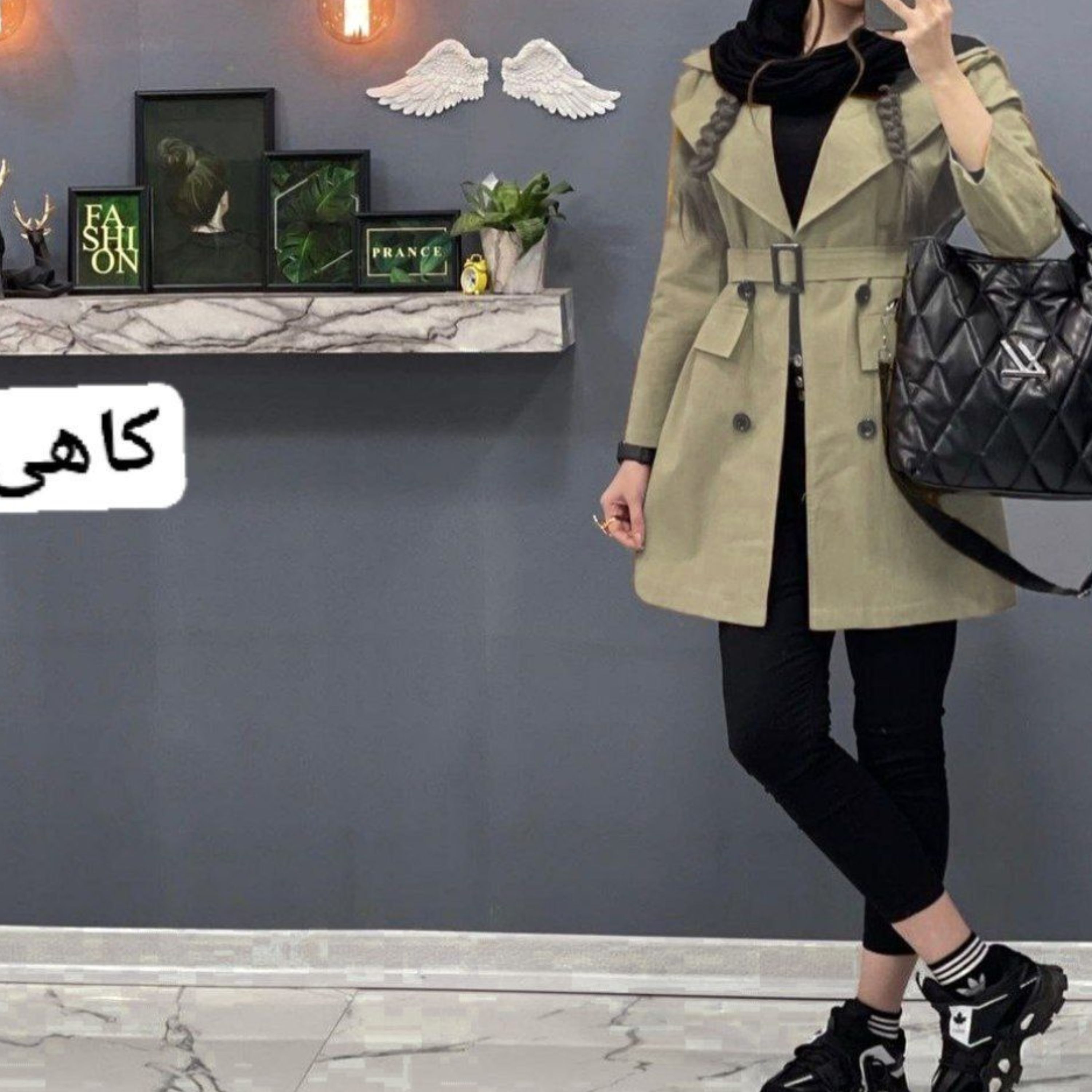 مانتو پاییزه شبنم جنس میکرو