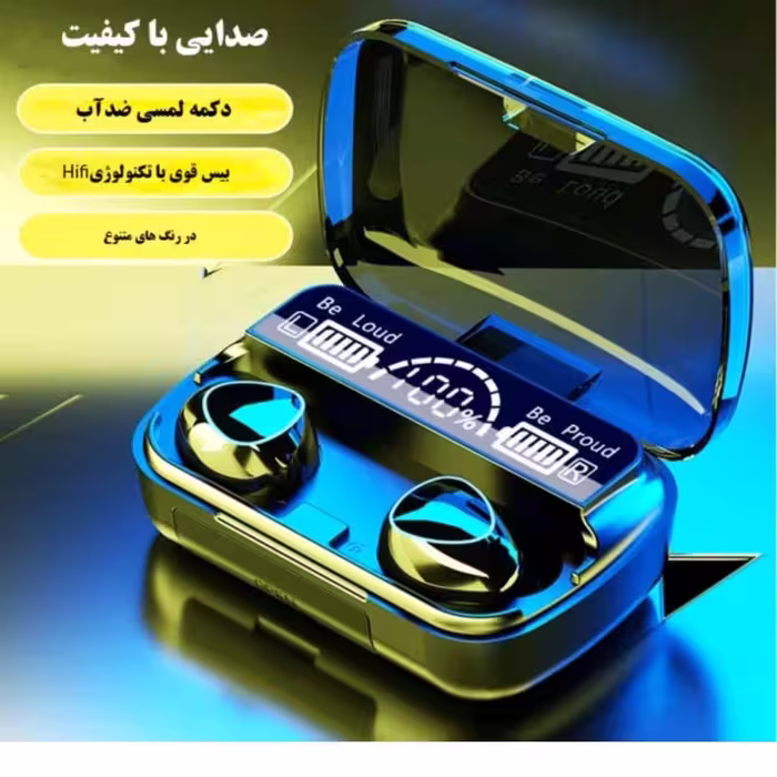 پاوربانک ایرپاد هندزفری بلوتوث گیمnewest m10