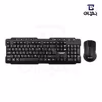 کیبورد و ماوس بی سیم جرتک مدل KM200