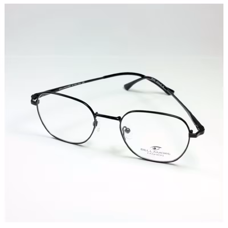 فریم عینک طبی فلزی فانتزی مردانه مربعی 12127