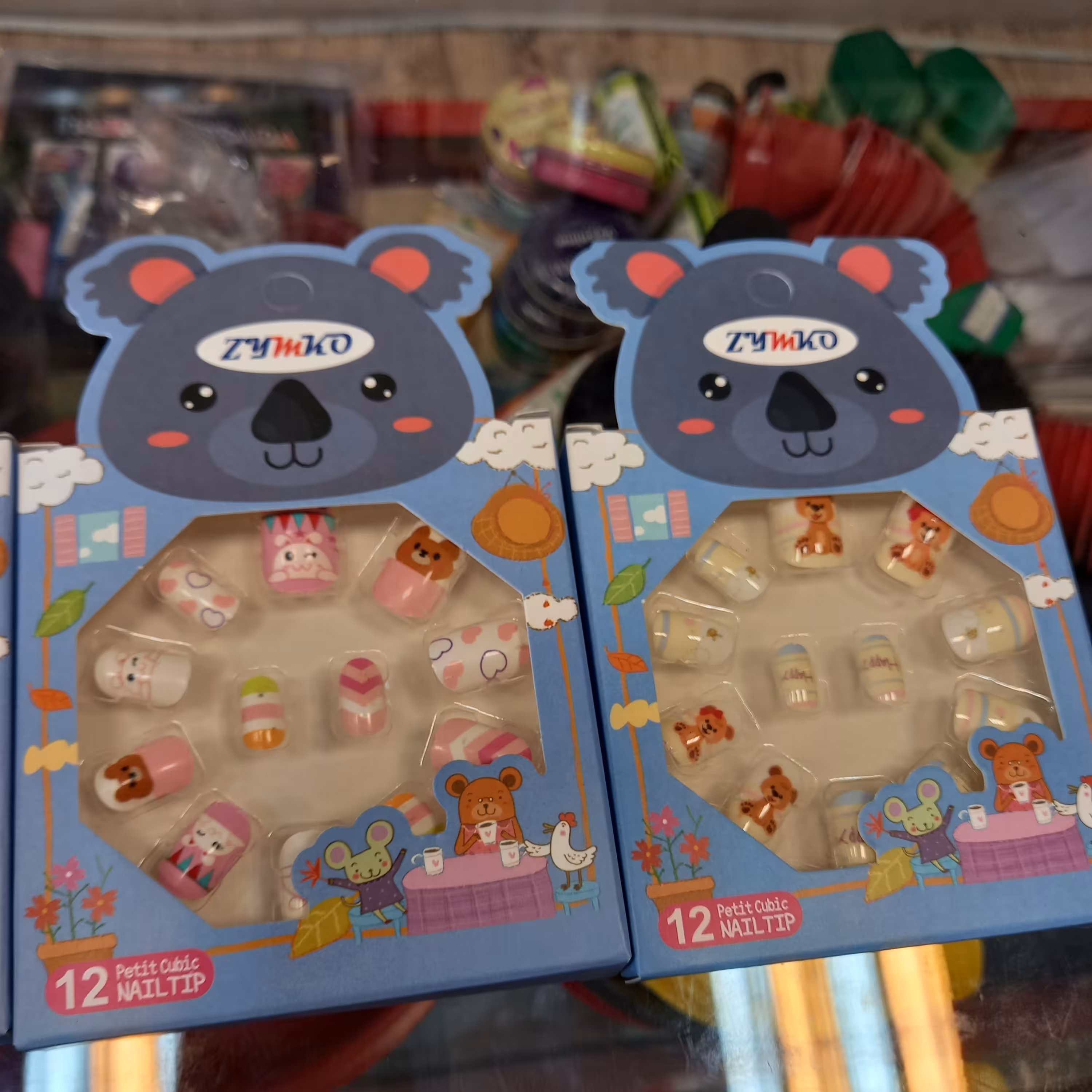 ناخن مصنوعی دخترانه 12 عددی زیمکو