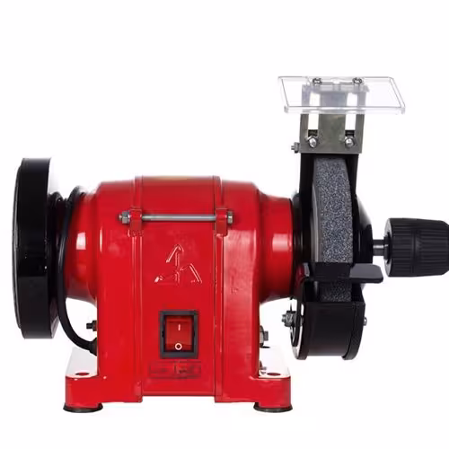 دستگاه سه نظام دار محک 125  بهمراه تیغه برش  جنس ایرانی وزن 5.5 کیلوگرم . 3000 دور در دقیقه