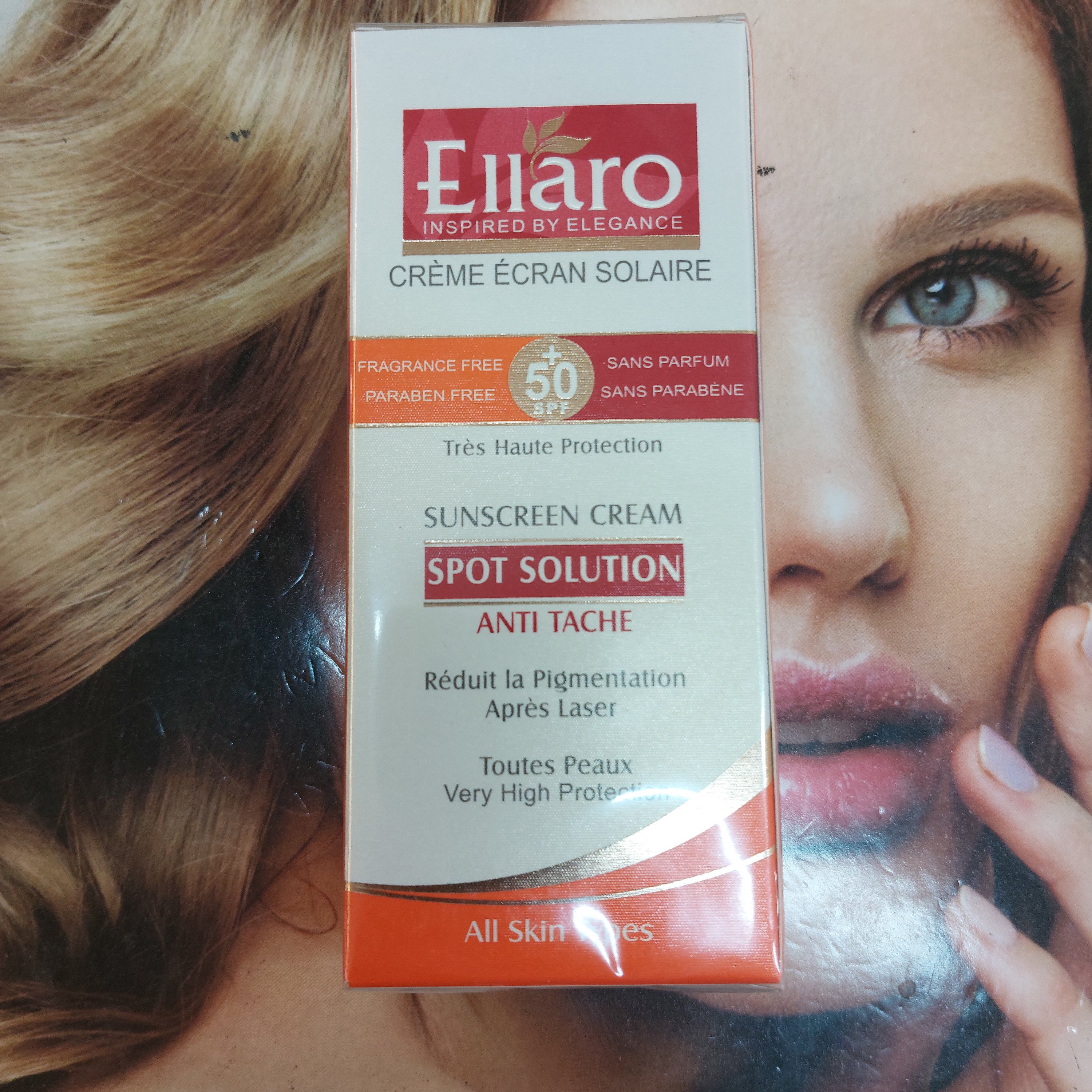 الارو ضدآفتاب 50+ اسپات