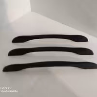 دستگیره ساطوری نوع 2 مشکی مات کوره ای سایز 160 و 192 و224 میلیمتر