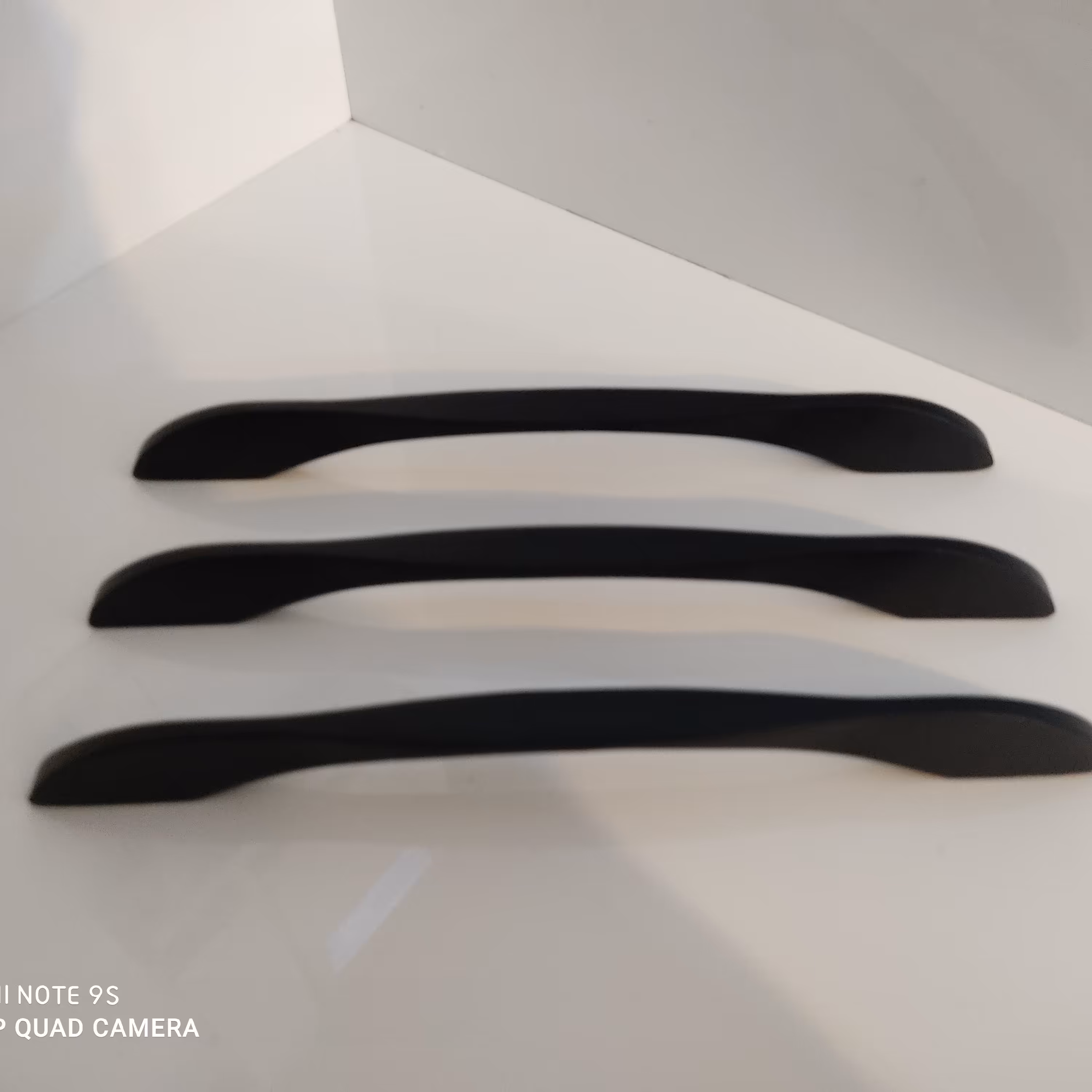 دستگیره ساطوری نوع 2 مشکی مات کوره ای سایز 160 و 192 و224 میلیمتر