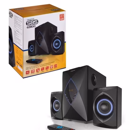 اسپیکر سه تیکه رم و فلش خور کریتیو (CREATIVE) مدل SBS E2800
