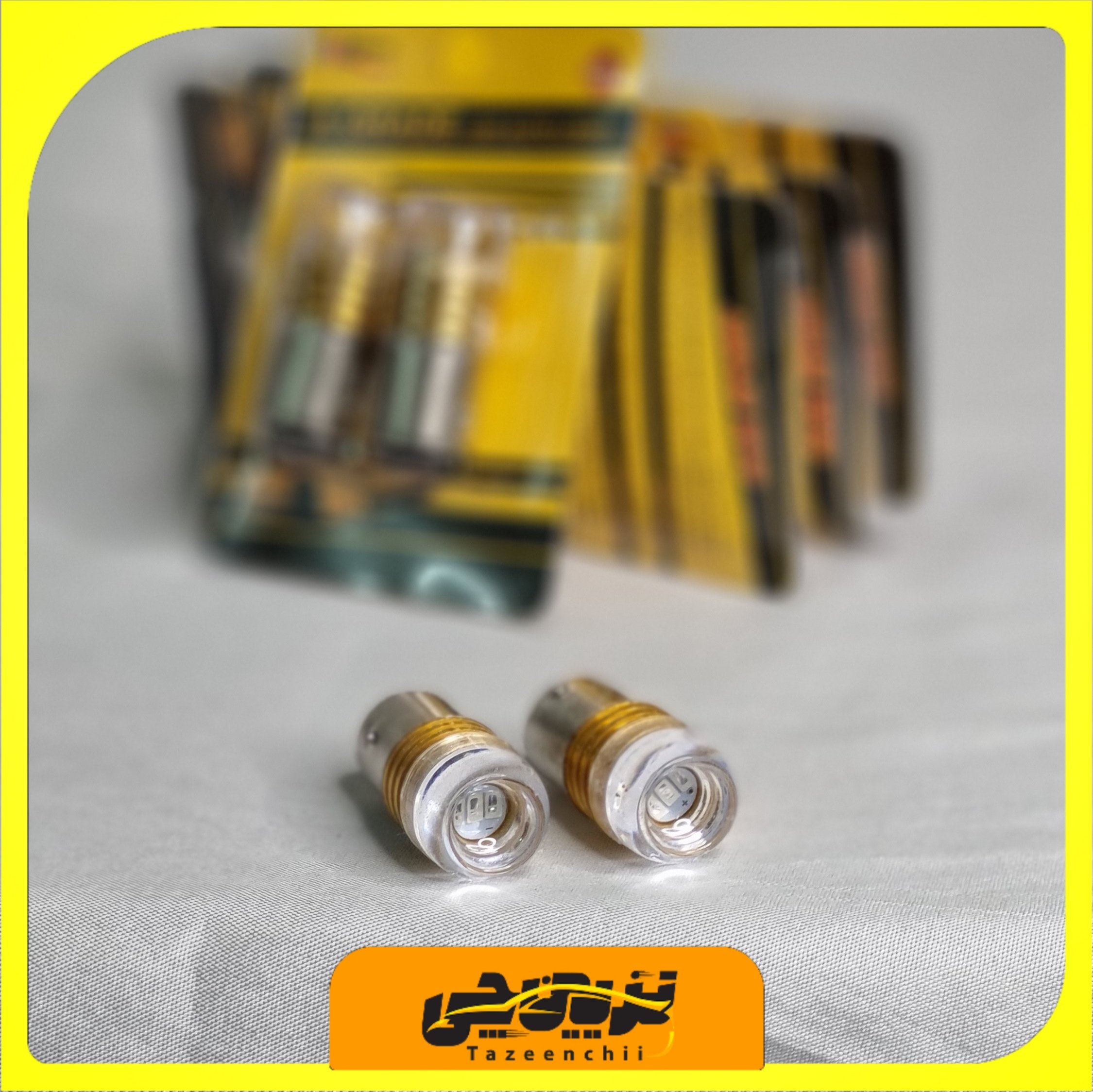 لامپ دوکنتاکت چشمک زن لنزدار smd