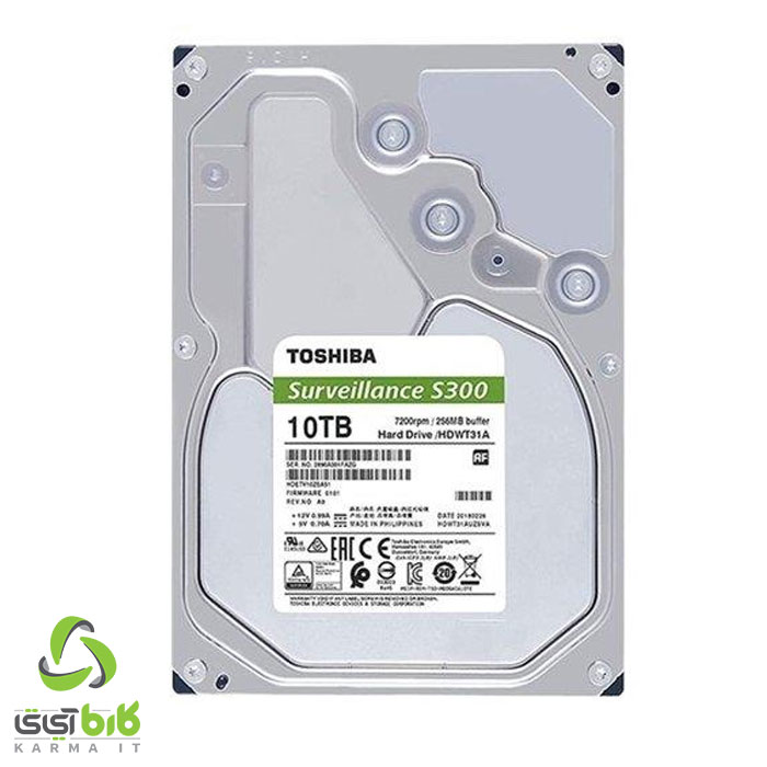هارد اینترنال توشیبا مدل S300 10TB - فروشگاه کارما آی‌تی