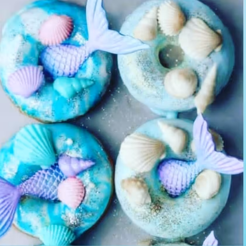 صابون دستساز طرح دونات دم پری