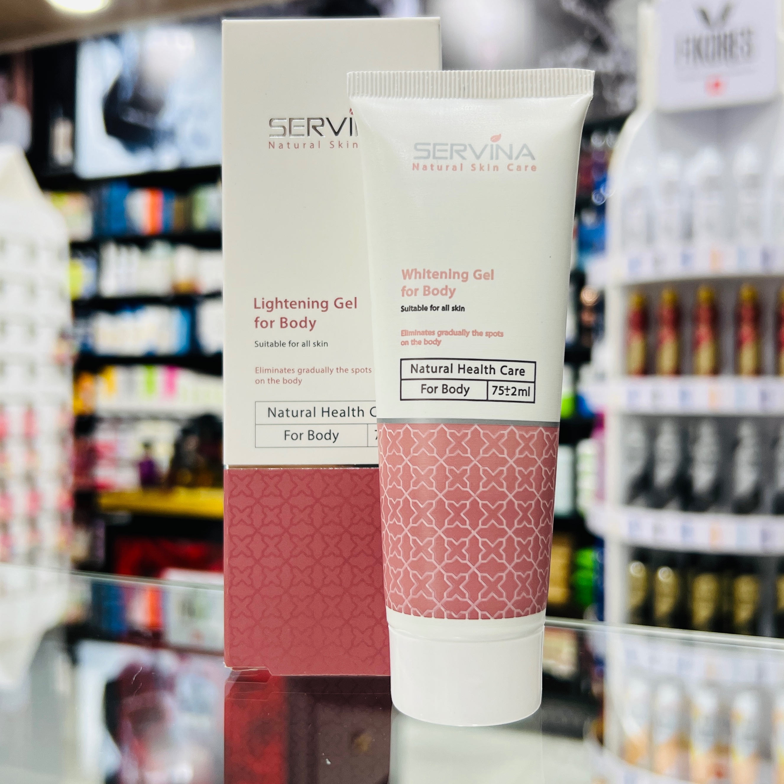 ژل روشن کننده بدن سروینا