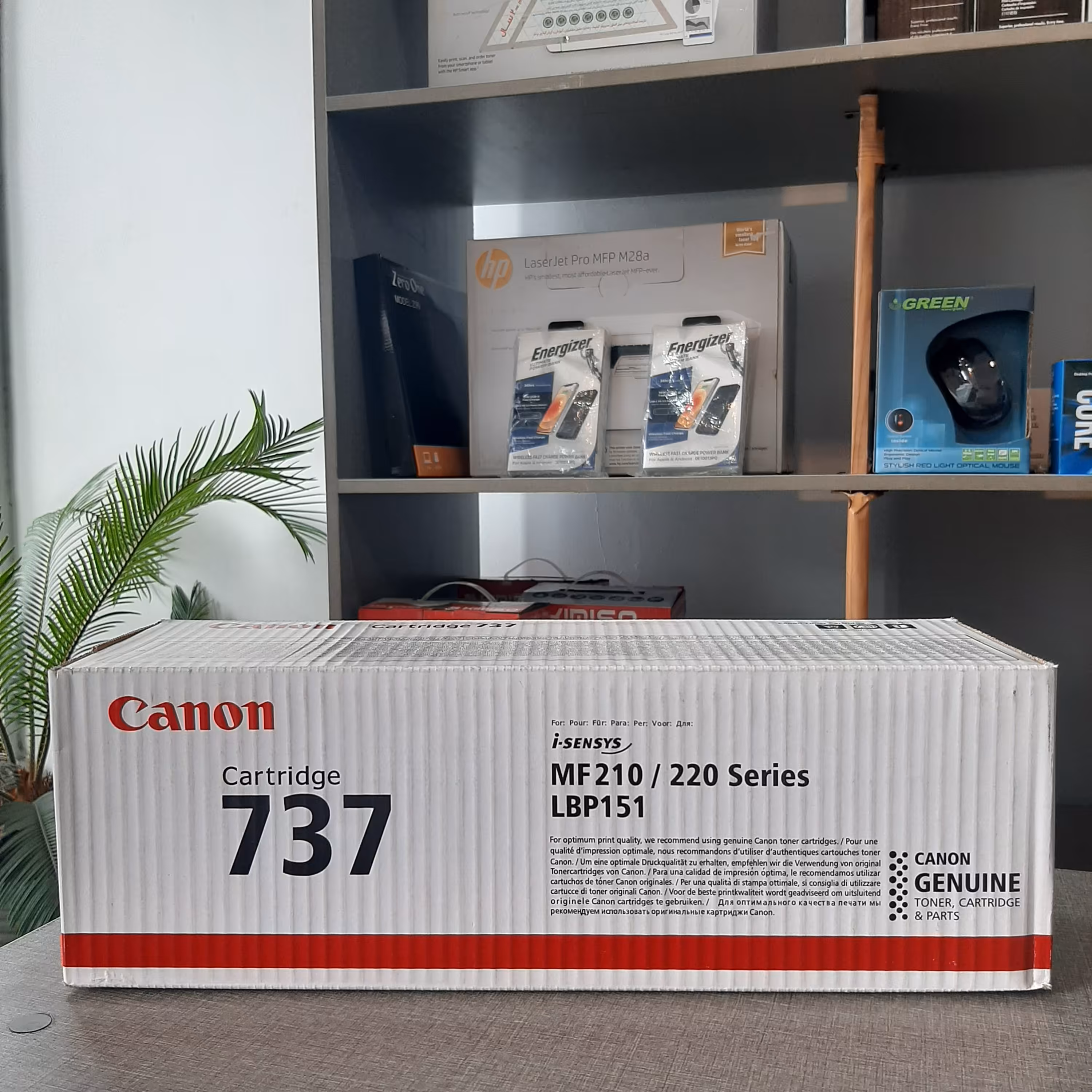 تونر کارتریج کانن 737 لیزری مشکی اورجینال فابریکی canon737 