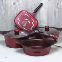 سرویس قابلمه 15 پارچه MGS ام جی اس KOREA-C (کد 9999) در 5 رنگ