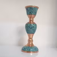 شمعدان 17 سانتی فیروزه کوبی