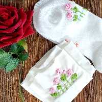 ساق و جوراب ساق طرح باغچه صورتی