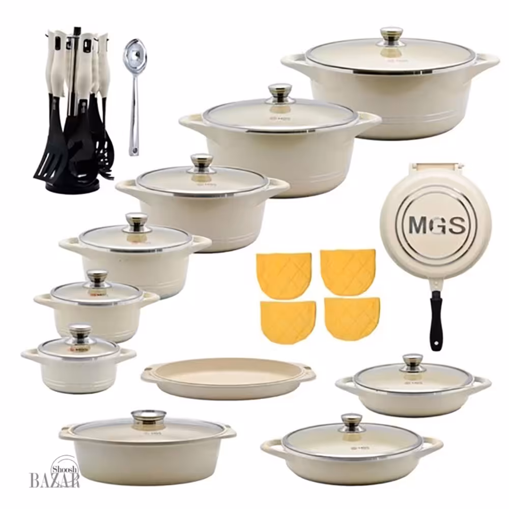 سرویس قابلمه 33 پارچه ام جی اس مدل ایتالیا B بی