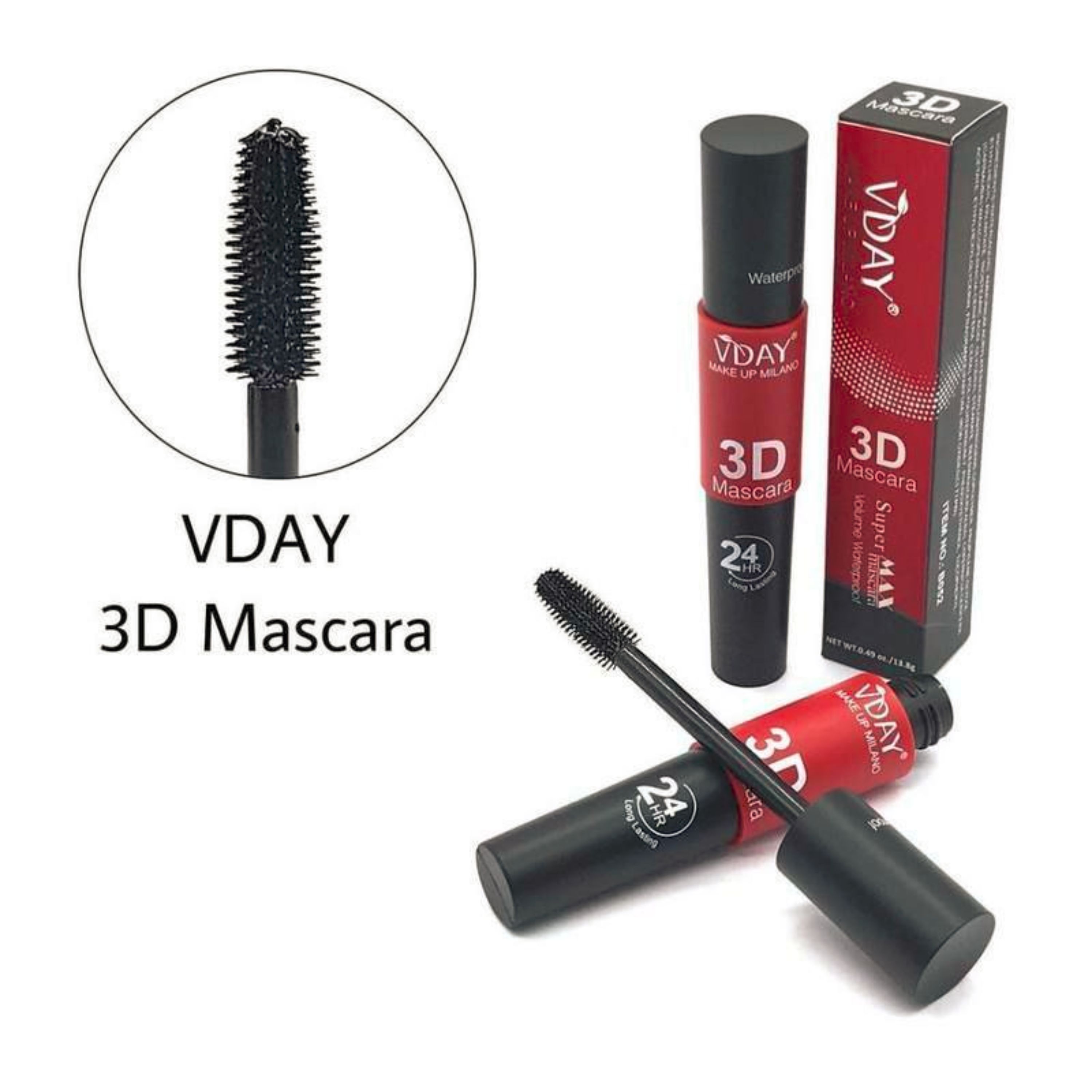 ریمل ویدی پرپشت کننده و ضد حساسیت مدل سه بعدی VDAY 3D