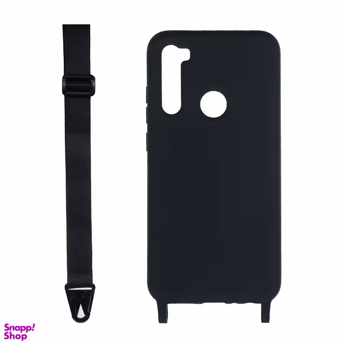 کاور مدل سیلیکونی کد MS مناسب گوشی موبایل شیائومی Redmi Note 8 به همراه بند گردنی